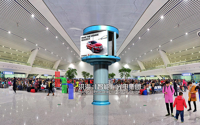 旋轉屏|旋轉魔方柱|旋轉led魔方柱|旋轉屏有哪些？不同類型的旋轉魔方屏展示圖